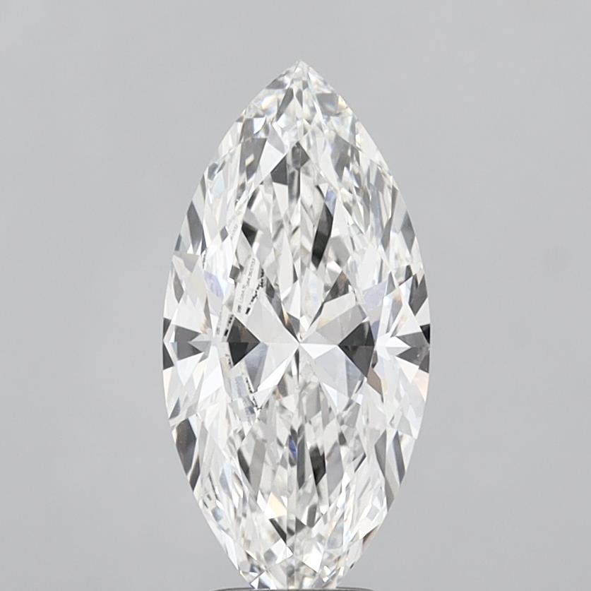 3.56 Carat Marquise Shaped, Ideal Cut, F Color, VVS2 Clarity, IGI Certified Lab Grown Diamond