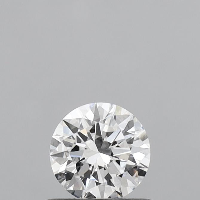 0.54 Carat Round Shaped, Excellent Cut, D Color, VVS2 Clarity, IGI Certified Lab Grown Diamond
