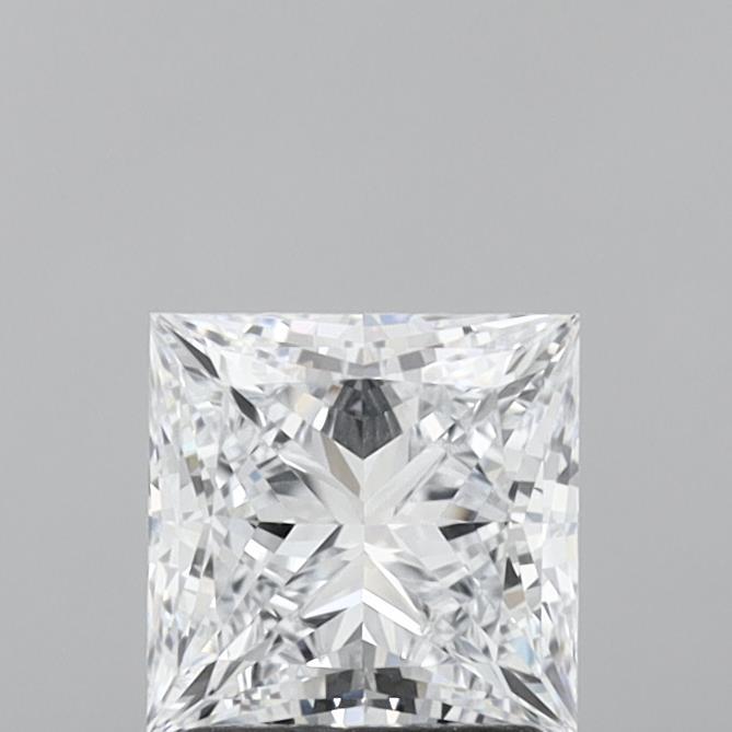 1.59 Carat Princess Shaped, Ideal Cut, F Color, IF Clarity, IGI Certified Lab Grown Diamond