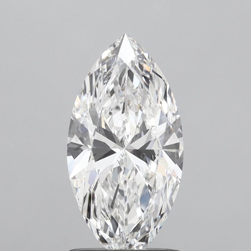 1.50 Carat Marquise Shaped, Ideal Cut, E Color, VVS2 Clarity, IGI Certified Lab Grown Diamond