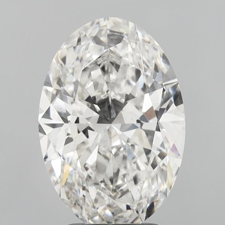 3.07 Carat Oval Shaped, Ideal Cut, G Color, SI1 Clarity, IGI Certified Lab Grown Diamond
