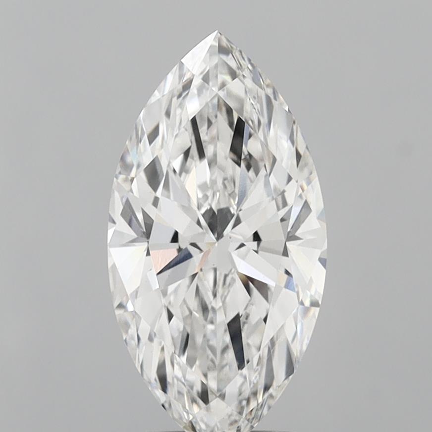 11.07 Carat Marquise Shaped, Ideal Cut, E Color, VVS2 Clarity, IGI Certified Lab Grown Diamond