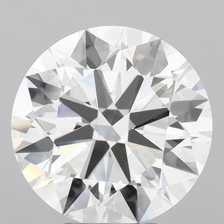 4.94 Carat Round Shaped, Ideal Cut, E Color, VVS2 Clarity, IGI Certified Lab Grown Diamond