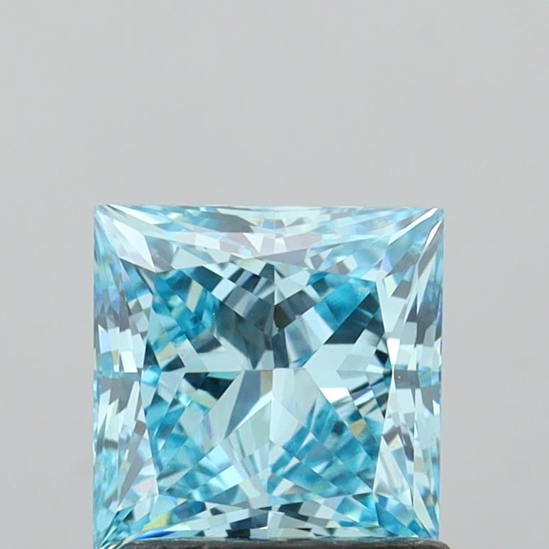 1.44 Carat Princess Shaped, Ideal Cut, VS1 Clarity, IGI Certified Lab Grown Diamond