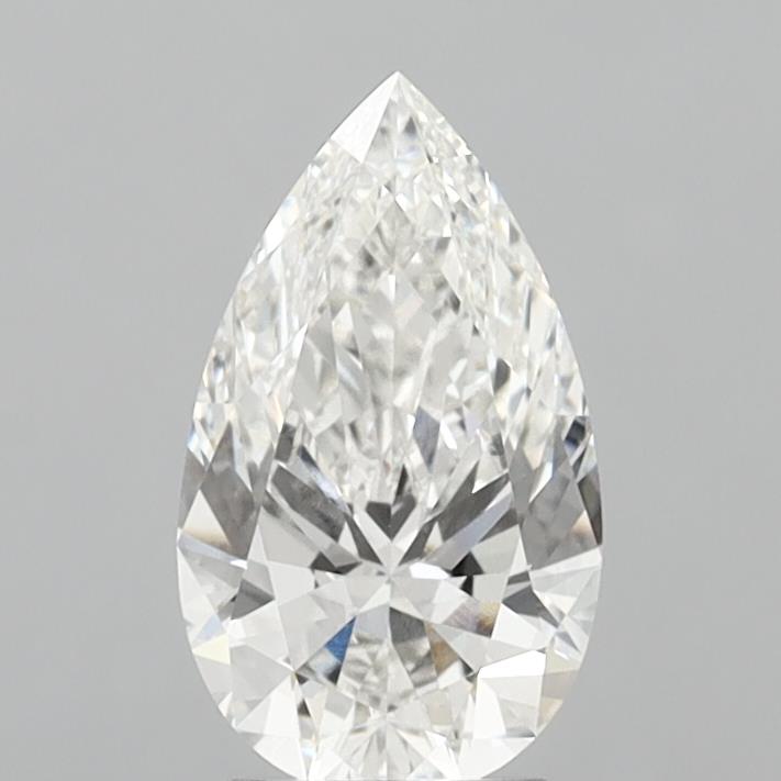 3.06 Carat Pear Shaped, Ideal Cut, G Color, VVS2 Clarity, IGI Certified Lab Grown Diamond