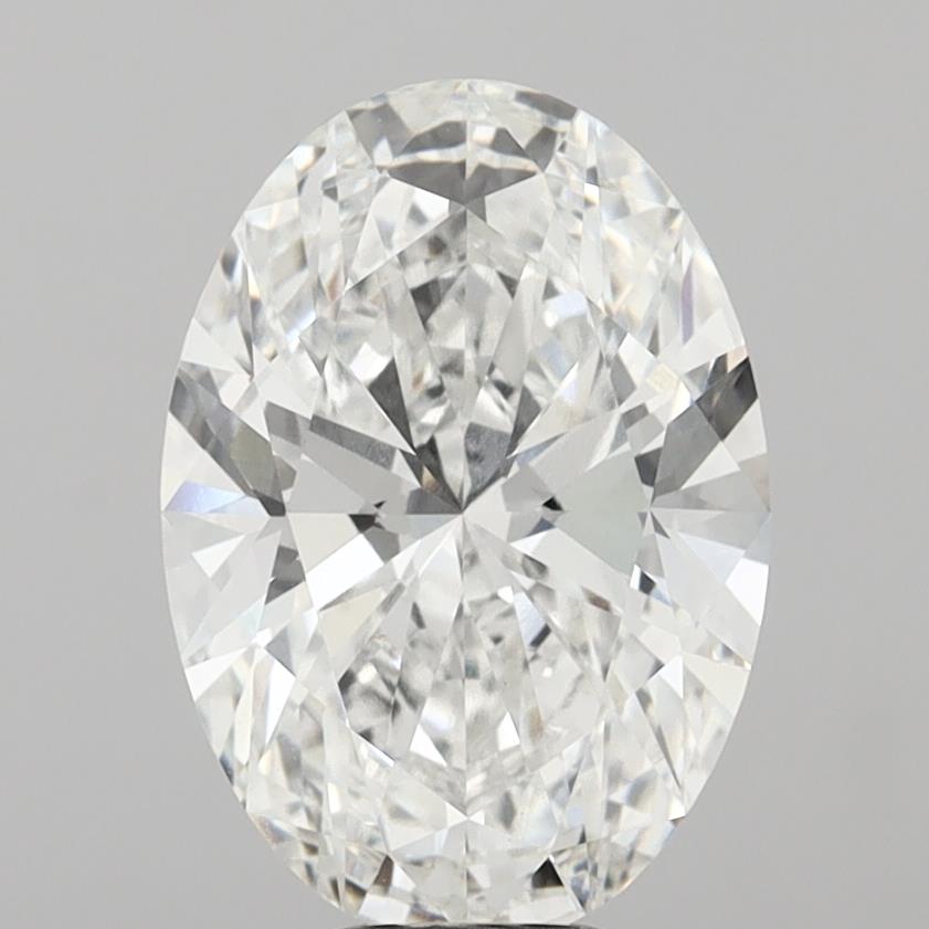 8.02 Carat Oval Shaped, Ideal Cut, E Color, VVS2 Clarity, IGI Certified Lab Grown Diamond