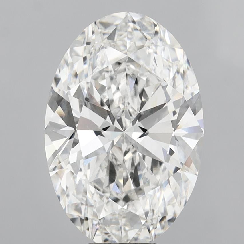 8.54 Carat Oval Shaped, Ideal Cut, F Color, VVS2 Clarity, IGI Certified Lab Grown Diamond