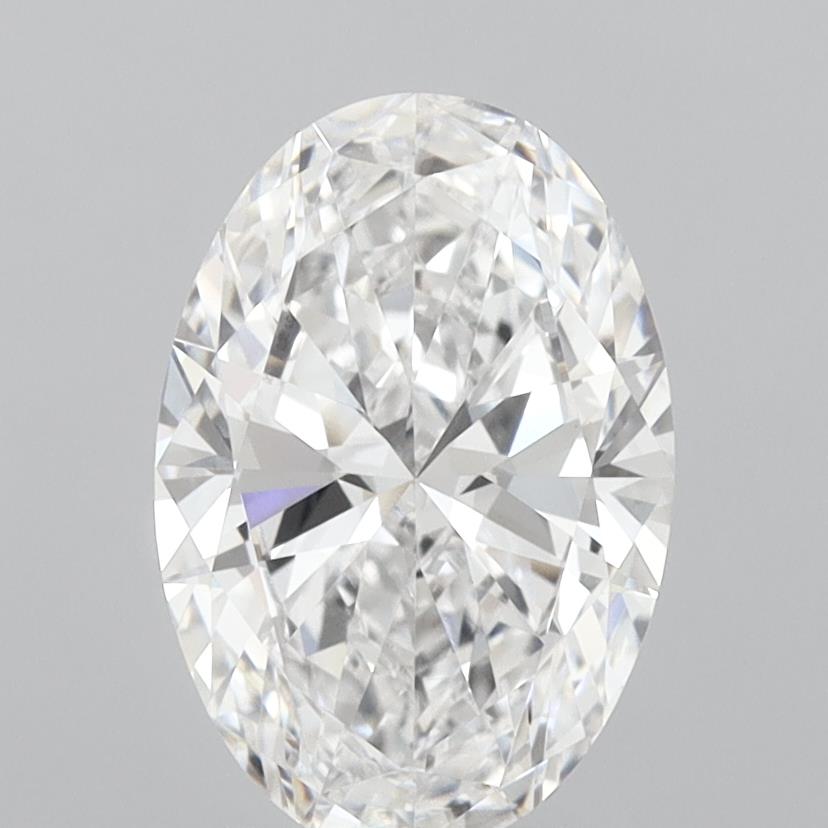 3.01 Carat Oval Shaped, Very Good Cut, D Color, VVS2 Clarity, IGI Certified Lab Grown Diamond