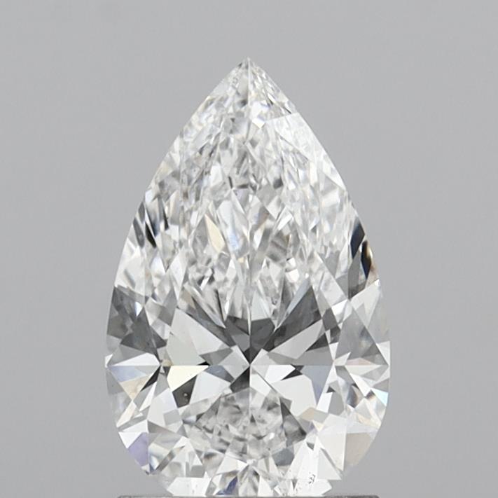1.54 Carat Pear Shaped, Ideal Cut, E Color, VS2 Clarity, IGI Certified Lab Grown Diamond