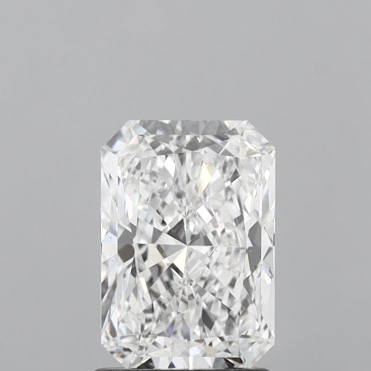 1.54 Carat Radiant Shaped, Ideal Cut, D Color, VS1 Clarity, IGI Certified Lab Grown Diamond