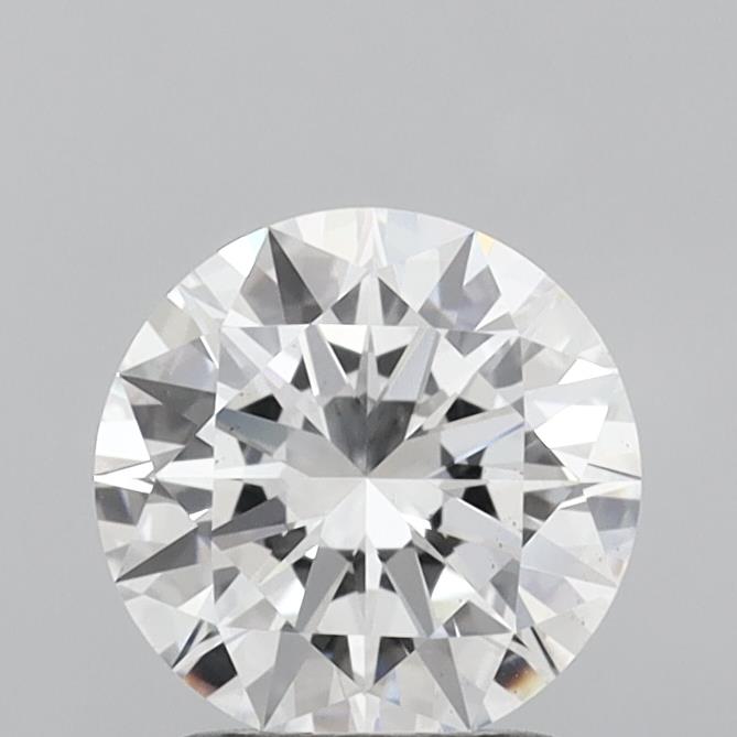 1.71 Carat Round Shaped, Excellent Cut, E Color, VS1 Clarity, IGI Certified Lab Grown Diamond