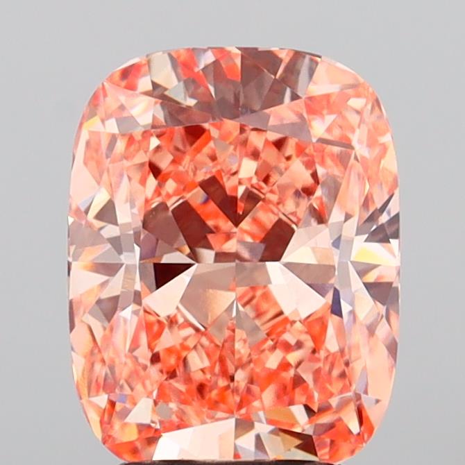2.96 Carat Cushion Shaped, Ideal Cut, VVS2 Clarity, IGI Certified Lab Grown Diamond