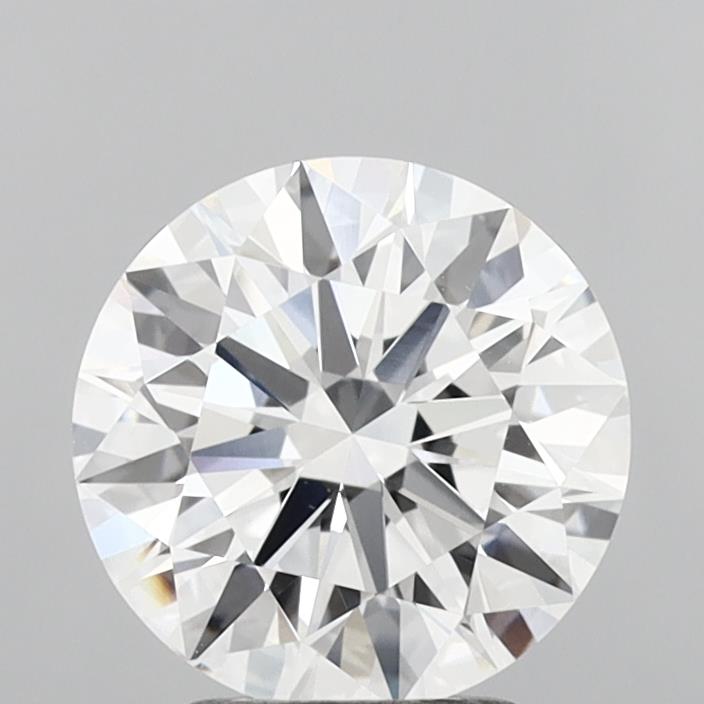 2.84 Carat Round Shaped, Ideal Cut, E Color, VVS2 Clarity, IGI Certified Lab Grown Diamond