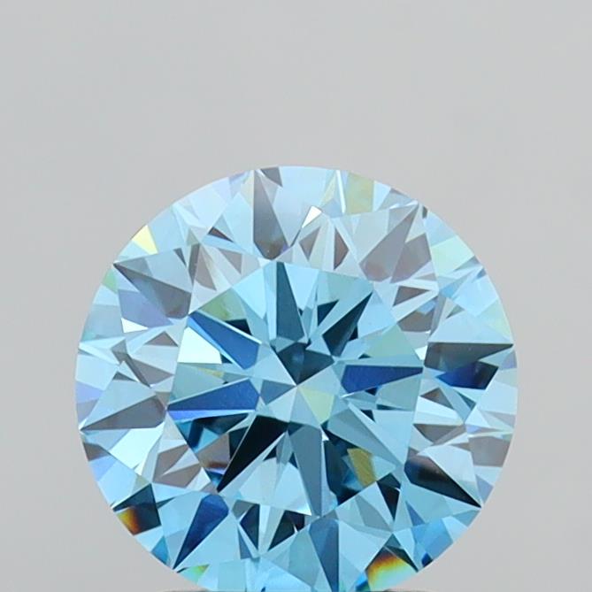 2.02 Carat Round Shaped, Ideal Cut, VVS2 Clarity, IGI Certified Lab Grown Diamond