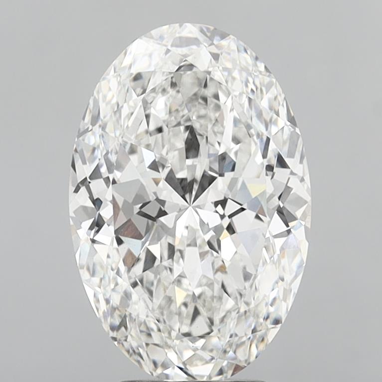 6.09 Carat Oval Shaped, Excellent Cut, F Color, VS1 Clarity, IGI Certified Lab Grown Diamond