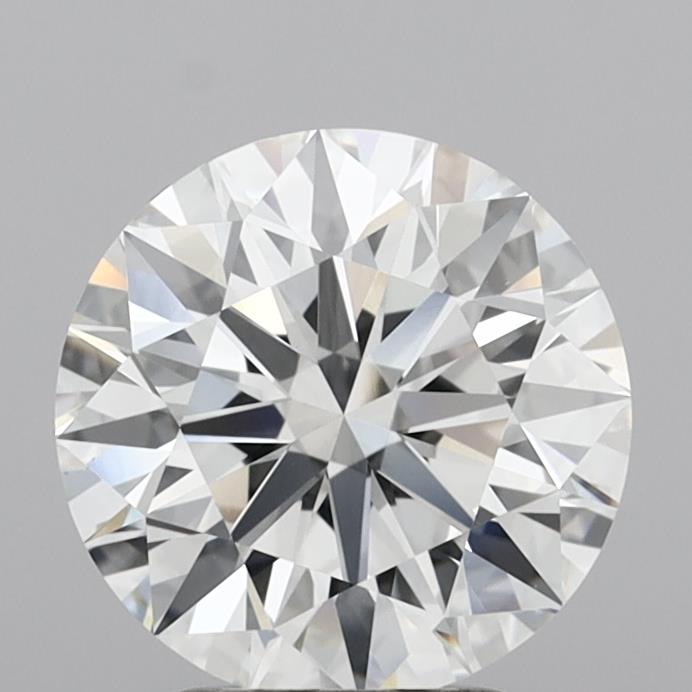3.05 Carat Round Shaped, Ideal Cut, F Color, VVS2 Clarity, IGI Certified Lab Grown Diamond