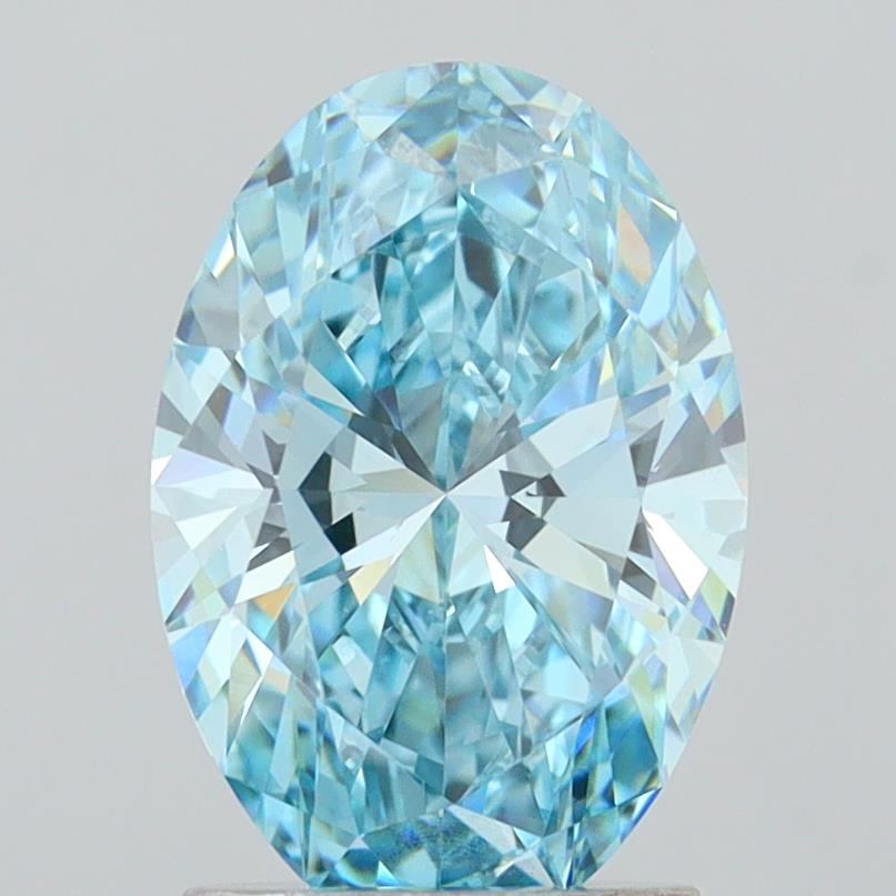1.86 Carat Oval Shaped, Ideal Cut, VVS2 Clarity, IGI Certified Lab Grown Diamond