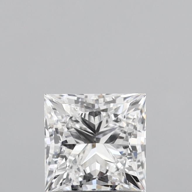 1.03 Carat Princess Shaped, Ideal Cut, D Color, VVS1 Clarity, IGI Certified Lab Grown Diamond