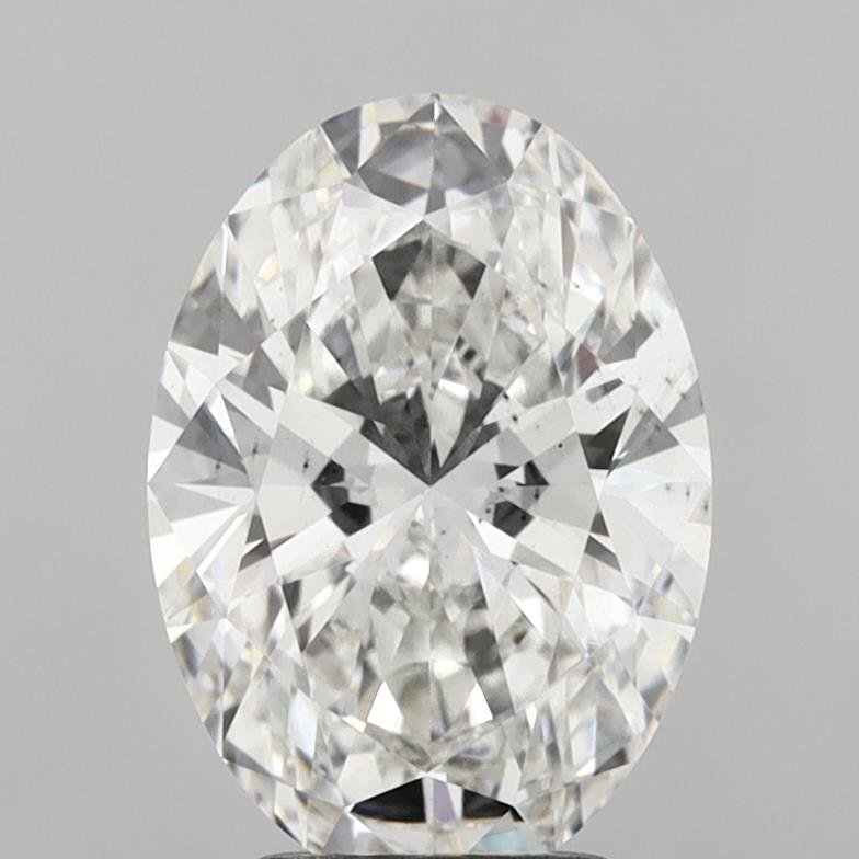3.05 Carat Oval Shaped, Ideal Cut, G Color, SI1 Clarity, IGI Certified Lab Grown Diamond