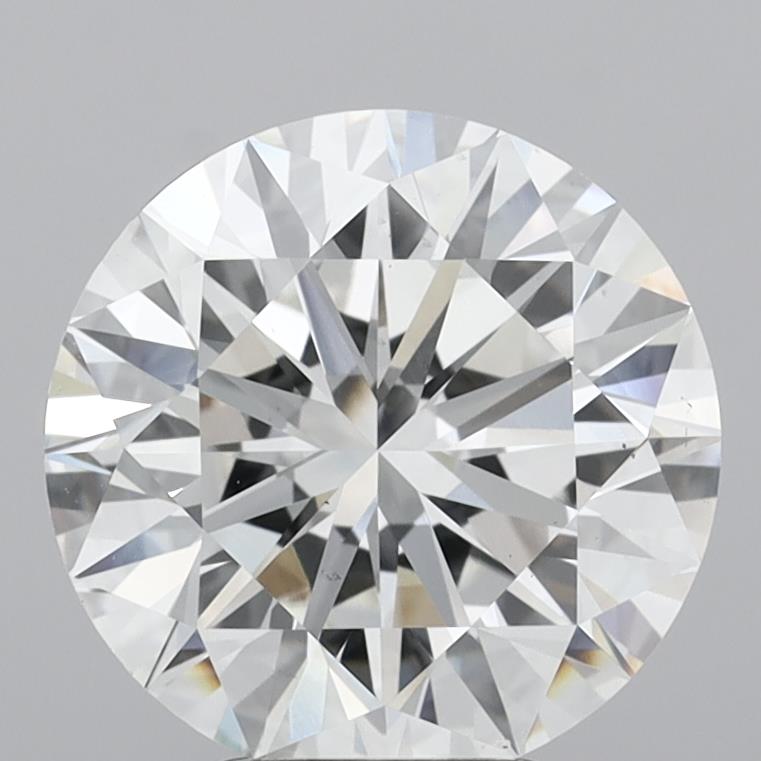 5.02 Carat Round Shaped, Excellent Cut, F Color, VS2 Clarity, IGI Certified Lab Grown Diamond