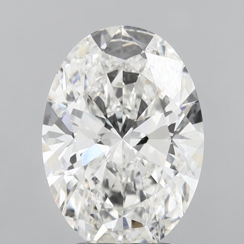 3.08 Carat Oval Shaped, Ideal Cut, E Color, VVS2 Clarity, IGI Certified Lab Grown Diamond