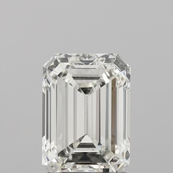 1.53 Carat Emerald Shaped, Ideal Cut, H Color, VS1 Clarity, IGI Certified Lab Grown Diamond