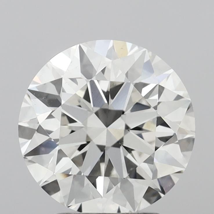 3.02 Carat Round Shaped, Ideal Cut, G Color, VVS2 Clarity, IGI Certified Lab Grown Diamond