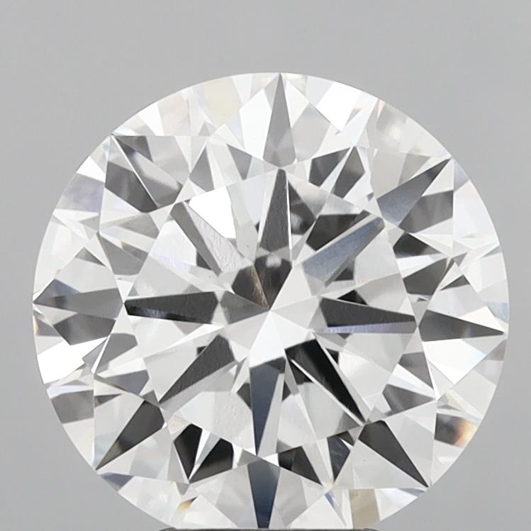 4.91 Carat Round Shaped, Excellent Cut, E Color, VVS2 Clarity, IGI Certified Lab Grown Diamond