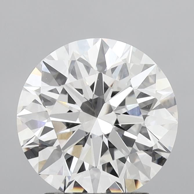 2.88 Carat Round Shaped, Ideal Cut, E Color, VVS2 Clarity, IGI Certified Lab Grown Diamond