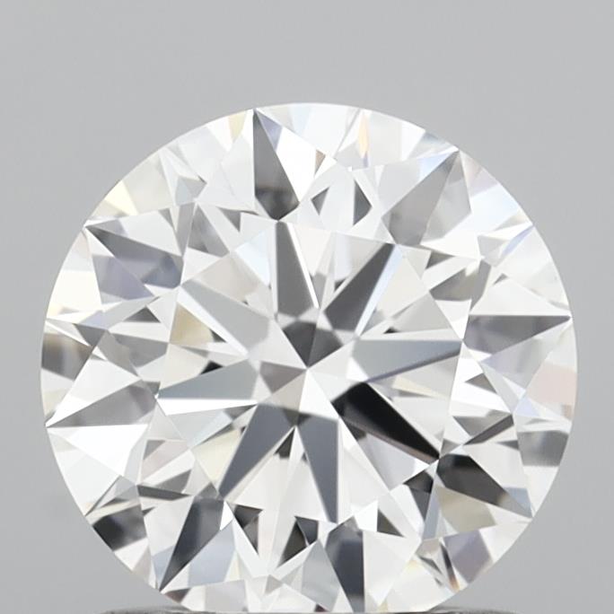1.08 Carat Round Shaped, Ideal Cut, D Color, VVS2 Clarity, IGI Certified Lab Grown Diamond