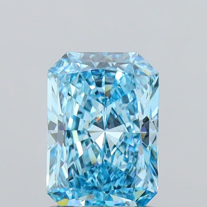 1.37 Carat Radiant Shaped, Ideal Cut, VS1 Clarity, IGI Certified Lab Grown Diamond