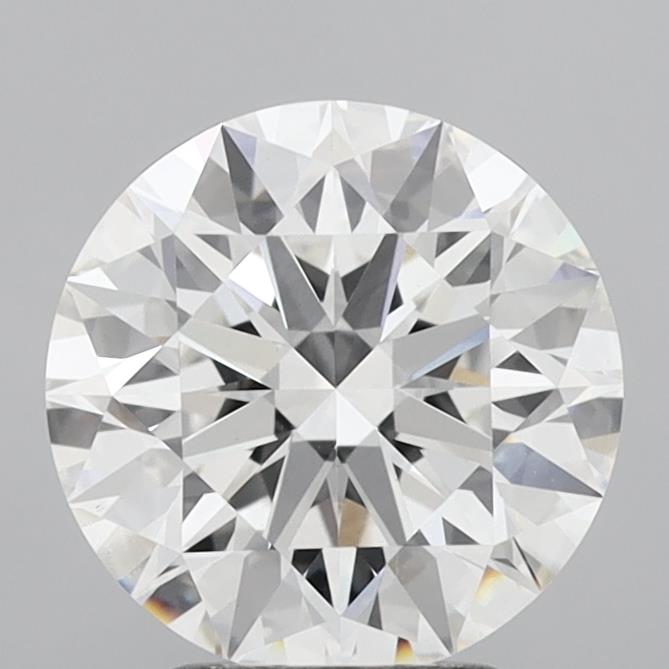3.22 Carat Round Shaped, Ideal Cut, E Color, VVS2 Clarity, IGI Certified Lab Grown Diamond