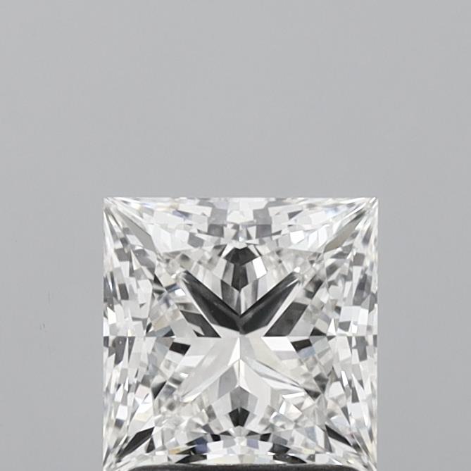 1.59 Carat Princess Shaped, Ideal Cut, F Color, VVS2 Clarity, IGI Certified Lab Grown Diamond