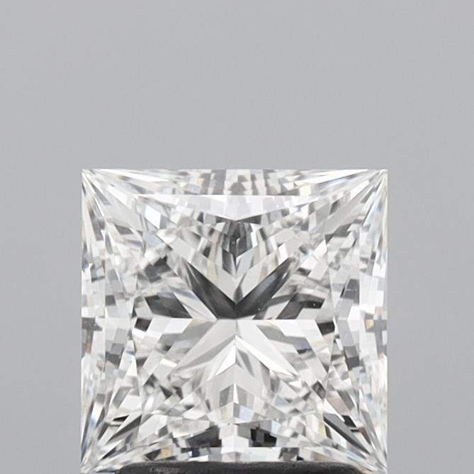 2.07 Carat Princess Shaped, Ideal Cut, F Color, VVS2 Clarity, IGI Certified Lab Grown Diamond