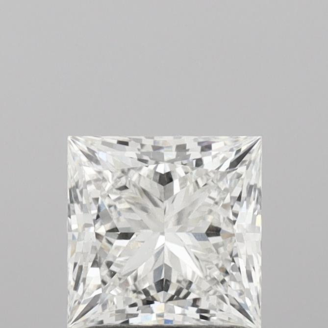1.63 Carat Princess Shaped, Ideal Cut, F Color, VS1 Clarity, IGI Certified Lab Grown Diamond