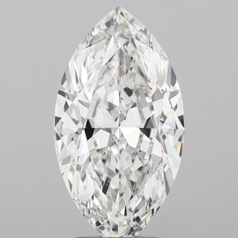 7.05 Carat Marquise Shaped, Ideal Cut, F Color, VVS2 Clarity, IGI Certified Lab Grown Diamond