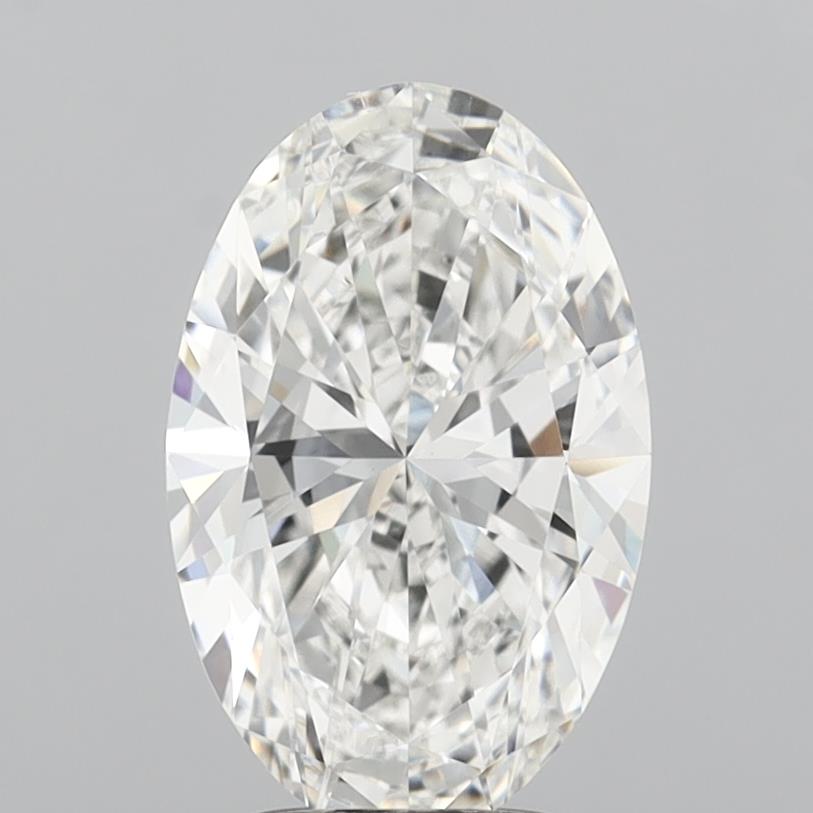 3.01 Carat Oval Shaped, Excellent Cut, F Color, VVS2 Clarity, IGI Certified Lab Grown Diamond