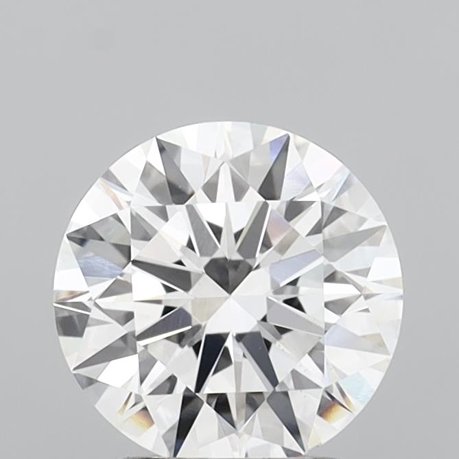 2.04 Carat Round Shaped, Ideal Cut, E Color, VVS2 Clarity, IGI Certified Lab Grown Diamond