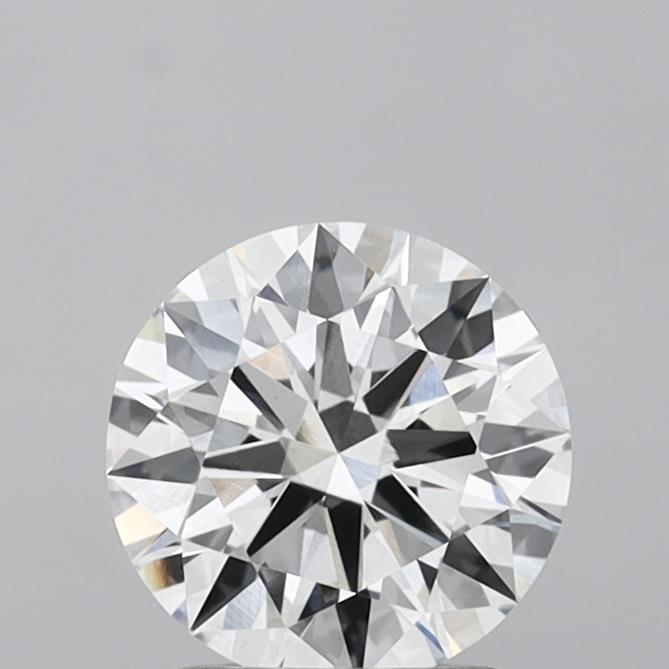1.54 Carat Round Shaped, Excellent Cut, F Color, VVS2 Clarity, IGI Certified Lab Grown Diamond