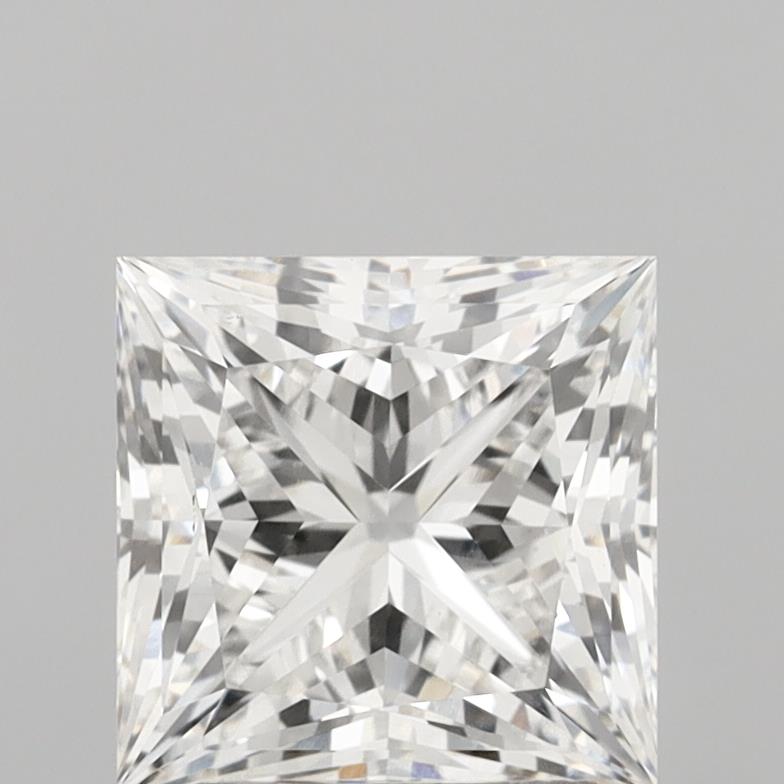 3.03 Carat Princess Shaped, Ideal Cut, F Color, VS1 Clarity, IGI Certified Lab Grown Diamond