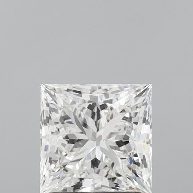 1.59 Carat Princess Shaped, Ideal Cut, F Color, VVS2 Clarity, IGI Certified Lab Grown Diamond
