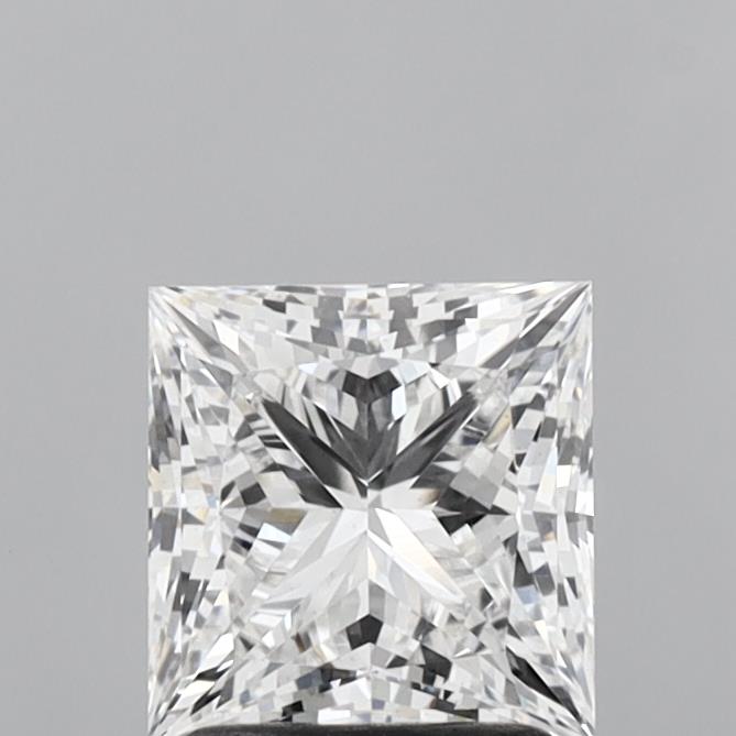 1.88 Carat Princess Shaped, Ideal Cut, D Color, VVS2 Clarity, IGI Certified Lab Grown Diamond