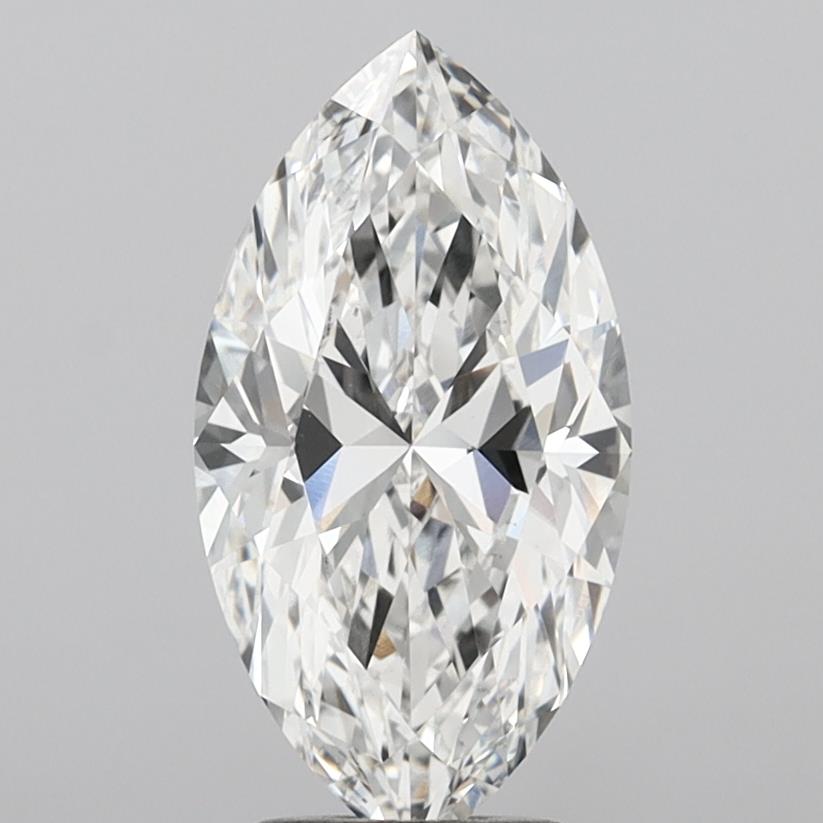 6.06 Carat Marquise Shaped, Ideal Cut, F Color, VS1 Clarity, IGI Certified Lab Grown Diamond
