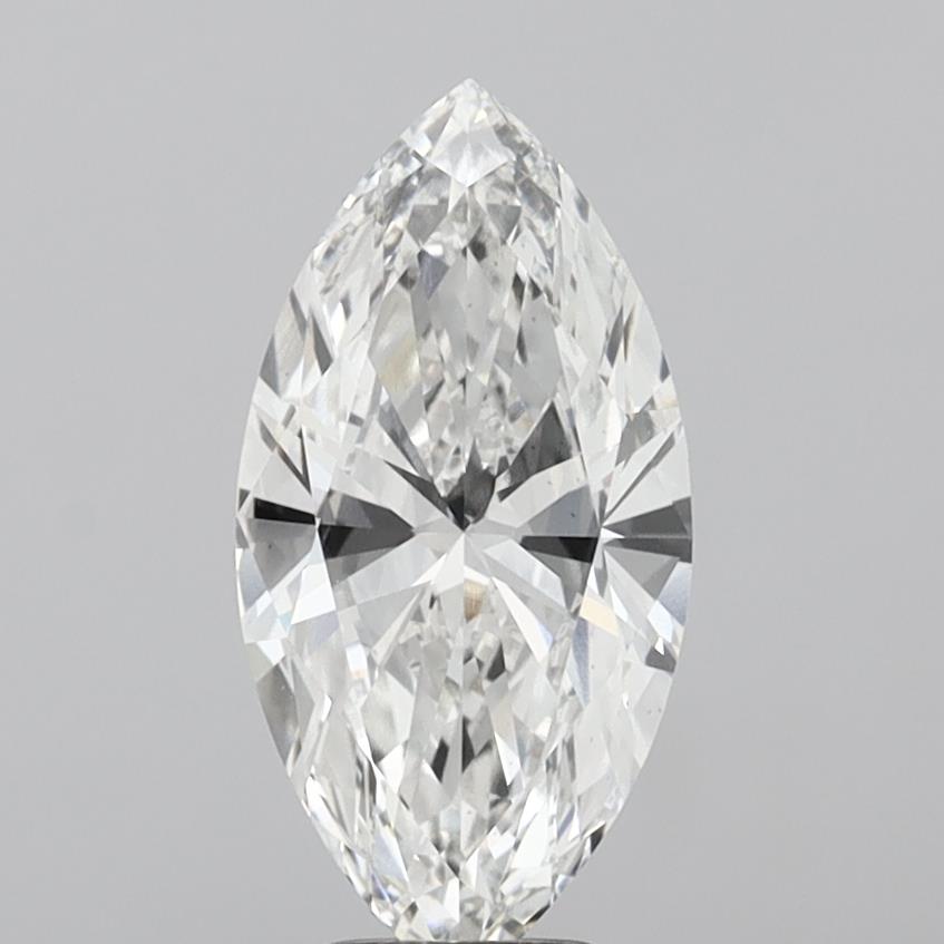 4.00 Carat Marquise Shaped, Excellent Cut, F Color, VS1 Clarity, IGI Certified Lab Grown Diamond