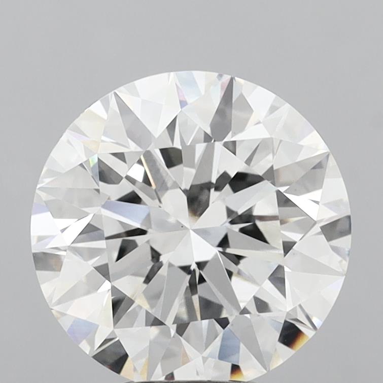6.01 Carat Round Shaped, Ideal Cut, F Color, VS1 Clarity, IGI Certified Lab Grown Diamond