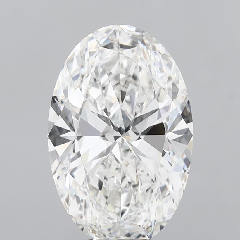 6.41 Carat Oval Shaped, Ideal Cut, F Color, VS1 Clarity, IGI Certified Lab Grown Diamond