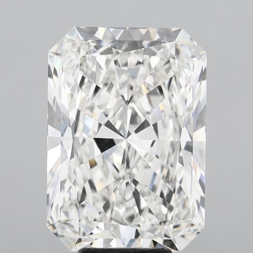 8.08 Carat Radiant Shaped, Ideal Cut, F Color, VVS2 Clarity, IGI Certified Lab Grown Diamond