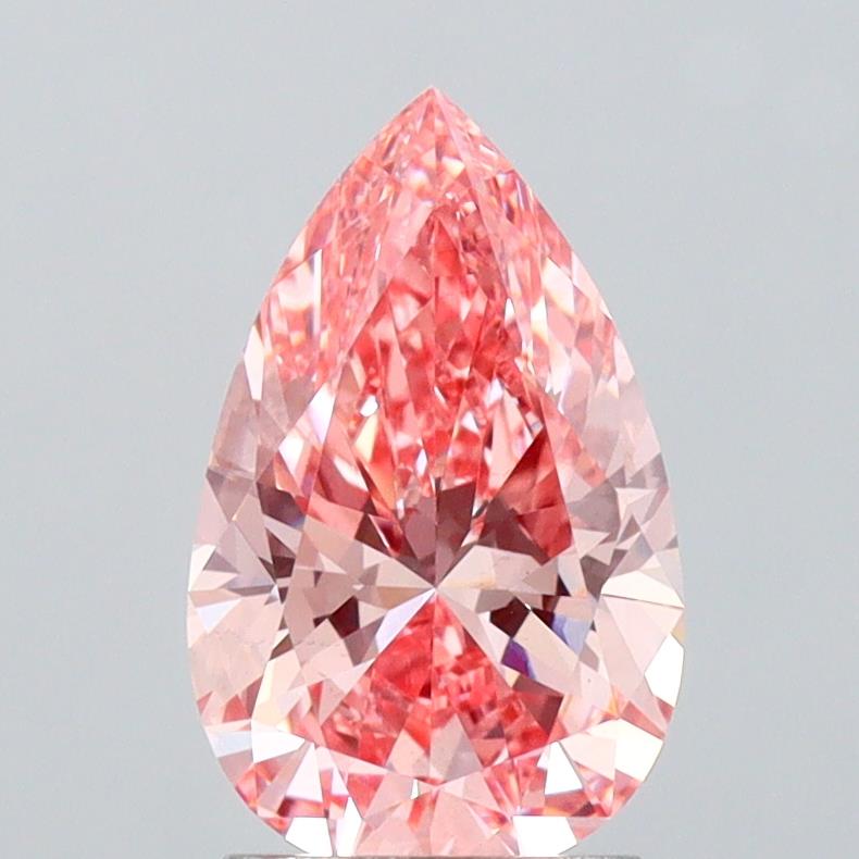 2.03 Carat Pear Shaped, Ideal Cut, VS1 Clarity, IGI Certified Lab Grown Diamond