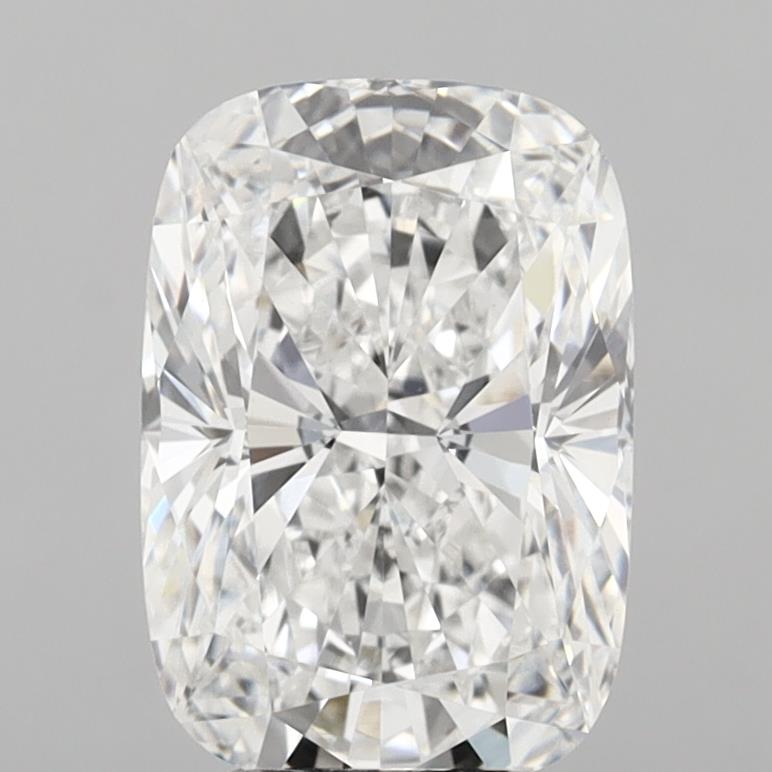 5.04 Carat Cushion Shaped, Ideal Cut, D Color, VVS2 Clarity, IGI Certified Lab Grown Diamond