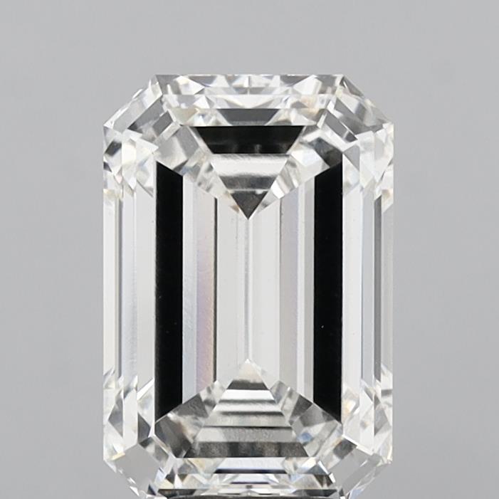 6.02 Carat Emerald Shaped, Ideal Cut, F Color, VS1 Clarity, IGI Certified Lab Grown Diamond